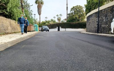 Culmina el asfaltado en San Antonio y Las Águilas