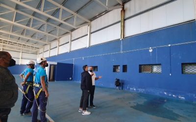Inician las obras en el Polideportivo cubierto de La Vera