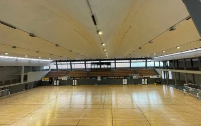 Nuevas canastas transversales en el Pabellón Díaz Molina